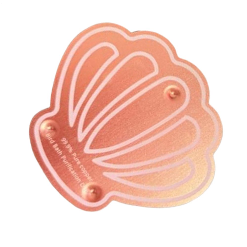 Niesel Copper Bird Bath - Cleaning Disc with Tripod Stand