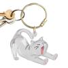 Pet Hair Keepsake Keychain view 1
