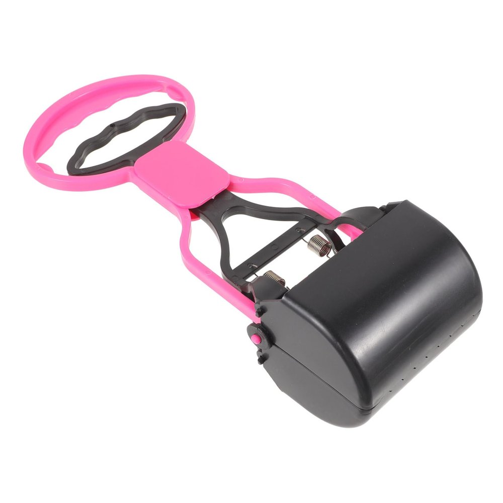 FRCOLOR Dog Pooper Scooper with Long Handle and Waste Bag Holder