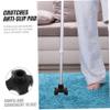 HONMEET Non-Slip Black Rubber Crutch Tips for Canes and Trekking Poles view 4