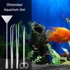 Aquarium Cleaning Tools, Ergonomic Stainless Steel Long Tweezers view 2