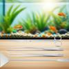 Aquarium Cleaning Tools, Ergonomic Stainless Steel Long Tweezers view 3