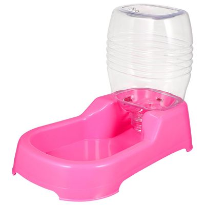 MILISTEN Pink Automatic Water Dispenser for Dogs and Puppies