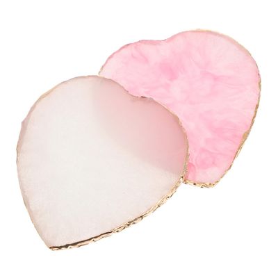 Resin and Agate Nail Art Color Mixing Palette