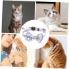 BCOATH Adjustable Cat Collar with Bow view 2