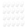 TOYANDONA 200-Pack Quiet Plastic Curtain Track Runners with Double Wheels view 1