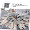 FRCOLOR Felt Snuffle Mat for Cats and Dogs, Slow-Feeding Training Mat view 2