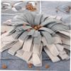 FRCOLOR Felt Snuffle Mat for Cats and Dogs, Slow-Feeding Training Mat view 3