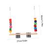 LOLIPPYY Parrot Perch with Bird Swing Toy and Removable Feeders view 2