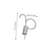 Gatuida 20 Pack Steel Hooks for Pet Cages view 2