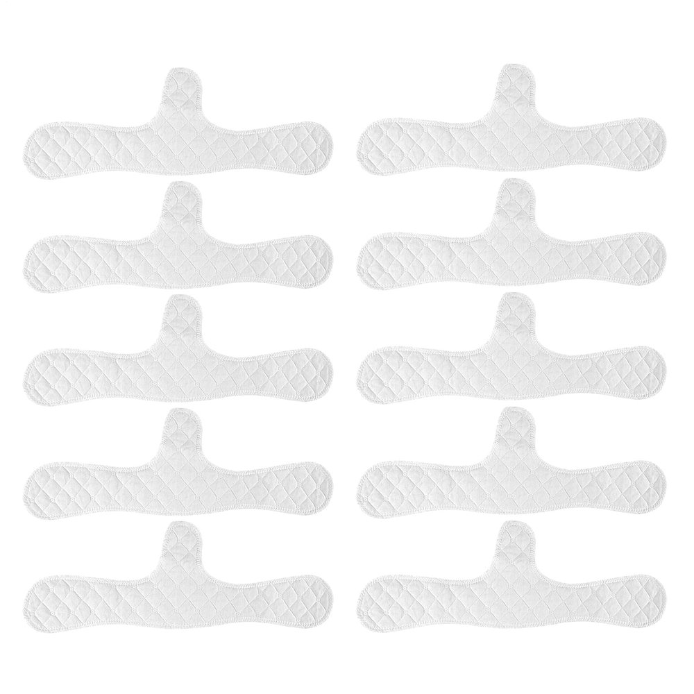 Underbust Sweat Pads, Odor-Control Cotton, Reusable