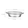 SOPOTUTU 2-Piece Glass Aromatherapy Warmer Tray for Essential Oils and Scented Wax view 2