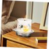 SOPOTUTU 2-Piece Glass Aromatherapy Warmer Tray for Essential Oils and Scented Wax view 3