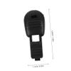 Gogogmee 100-Piece Black Nylon Shoelace End Caps, 38 mm view 2