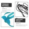 BAZEITFLOW Adjustable Parrot Harness with Elastic Leash view 2