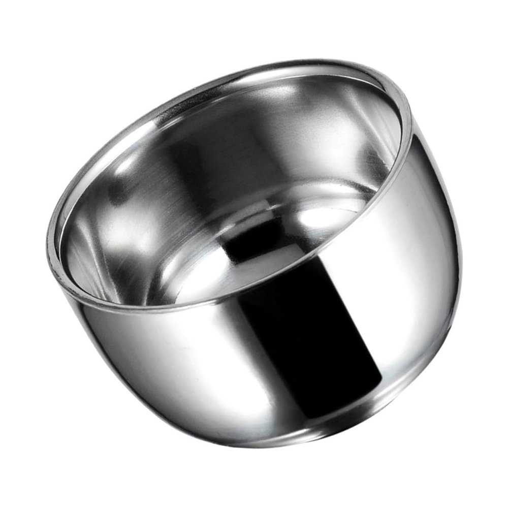 VALICLUD Stainless Steel Shaving Bowl for Men, Portable Lathering Bowl