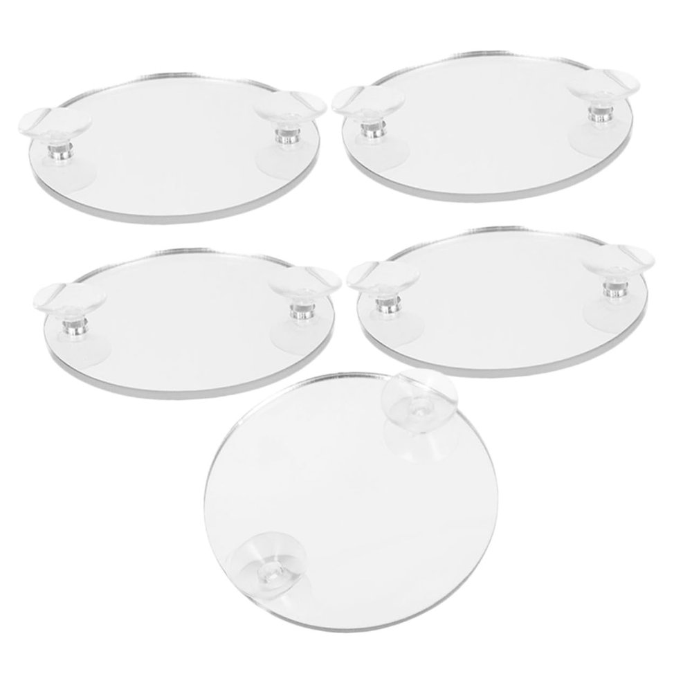 BESTonZON 5-Piece Safe Aquarium Mirror with Suction Cups