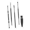 Professional Double-Headed Ear Curette, Steel, 1 Set, Black view 1