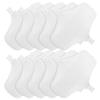 VALICLUD Reusable Cotton Menstrual Pads, 10 Pack, White view 1