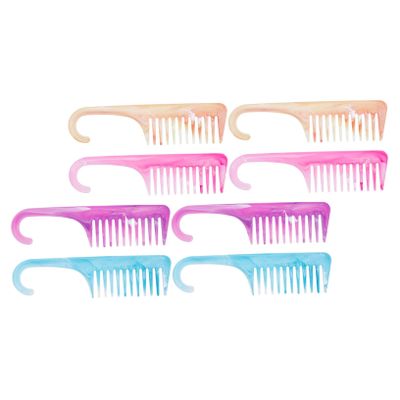 8-Piece PP Parting Comb Set with Pointed Tail for Precise Parting
