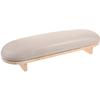 LOLIPPYY Wooden and Leather Manicure Hand Rest, Brown view 1