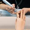 LOLIPPYY Wooden and Leather Manicure Hand Rest, Brown view 4