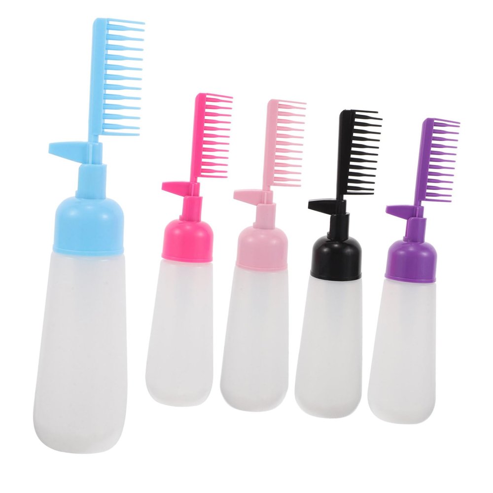 TOPPERFUN 5-Piece Hair Dye Applicator Bottles