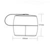TOGEVAL Portable Pacifier Boxes, 2-Pack, with Wide Opening view 3