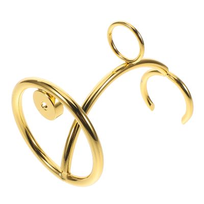 SOIMISS Gold Alloy Razor Storage Stand for Bathroom