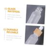 VALICLUD 8-Pack Frosted Glass Dropper Bottles with Pipettes view 3