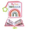 Baby Album Baby Memory Book | Star Hooks, Rainbow Print view 1