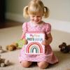 Baby Album Baby Memory Book | Star Hooks, Rainbow Print view 2