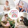 Baby Album Baby Memory Book | Star Hooks, Rainbow Print view 4