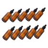 LRXIYODE 10-Pack 30 mL Amber Glass Dropper Bottles with UV Protection view 1