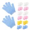 minkissy 16 Pairs Nylon Exfoliating Gloves for Shower and Bath view 1