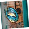 COMPUKAS Party Acrylic Beach Hanging Decor with 60 cm Chain and Suction Cup Hook for Porch, Window, and Door view 3