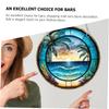 COMPUKAS Party Acrylic Beach Hanging Decor with 60 cm Chain and Suction Cup Hook for Porch, Window, and Door view 4