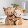 Cat Couple 2D Sign view 3