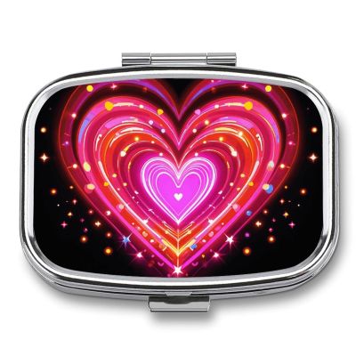 Heart-Shaped Pill Organizer with Light