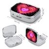 Heart-Shaped Pill Organizer with Light view 2