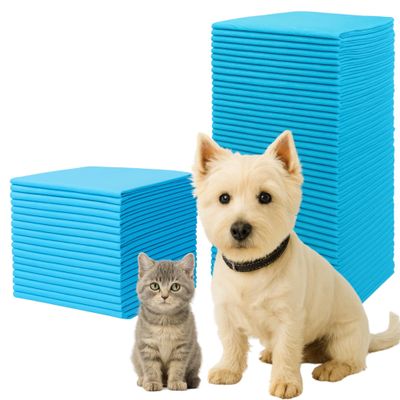 Ale-commerce 300 Disposable Dog Training Pads, 35 x 45 cm, 6-Layer Absorbent Leakproof Pads