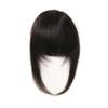 100% Human Hair Fringe Bangs Clip-Ins, 3D Air Fringe Hairpiece for Women with Thinning Hair, Natural Black view 1