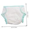 Reusable Cotton Diaper Cover, Green view 2