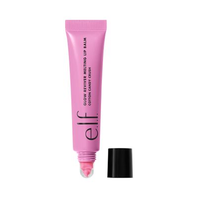 e.l.f. Glow Reviver Melting Lip Balm, Moisturizing Tinted Lip Balm with High-Shine Finish for Soft, Smooth Lips, Vegan and Cruelty-Free, Cotton Candy Crush