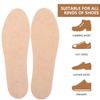 IWOWHERO 20 Pairs Breathable Wood-Fiber Insoles for Men, Soft Cushioning, Anti-Slip, for Everyday Use and Sports view 3