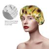 Sunflower Print Lightweight, Elastic Waterproof Double-Layer Shower Cap view 4