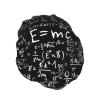 Chalkboard Wallpaper Print Lightweight Double-Layer Waterproof Shower Cap view 2