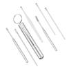 LOORGVEL Ear Cleaning Tool with Ergonomic Handle, 7-Piece Stainless Steel Set for Adults view 1