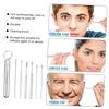 LOORGVEL Ear Cleaning Tool with Ergonomic Handle, 7-Piece Stainless Steel Set for Adults view 4
