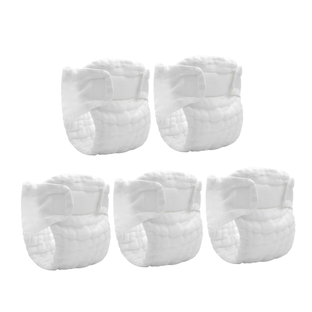 Didiseaon 5-Pack Breathable, Reusable, Washable Cloth Diapers for Newborns